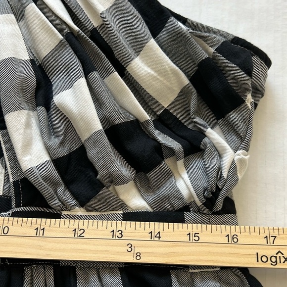 NWT Anthropologie Verb Embroidered Gingham Plaid Halter Maxi Dress SZ Large - Picture 16 of 16